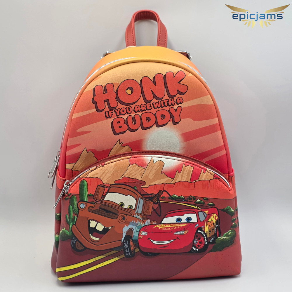 Loungefly Disney Pixar Cars Duo Radiator Springs Mini Backpack New